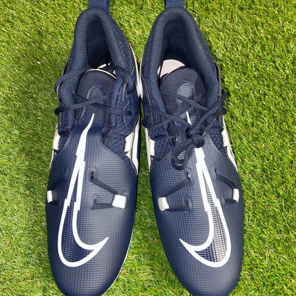 Nike Alpha Menace Pro 3 Navy White Football Cleats CT6649-400 Mens Size 12.5 NEW main image 8